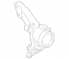 Цапфа передняя левая Lexus RX300 RX330 RX350 RX400h 04-09