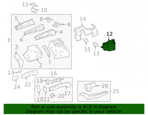 Защита арки двигателя правая Lexus RX350 RX450h 16-22