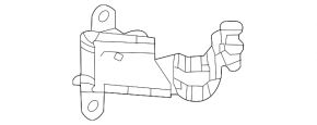 Петля двери центральная задняя правая Toyota Sienna 21-26