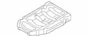 Полуподдон двигателя Audi A4 B8 08-16 2.0T