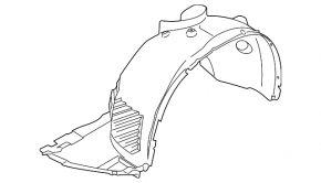 Підкрилок передній лівий BMW X2 F39 18-23 M