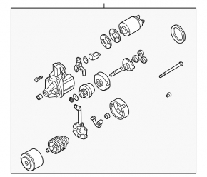 Стартер Mitsubishi Outlander 05-13 2.4