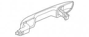 Ручка двери внешняя передняя правая Honda Civic XI FE/FL 22-26