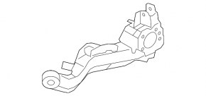 Цапфа задняя левая Nissan Rogue 08-15