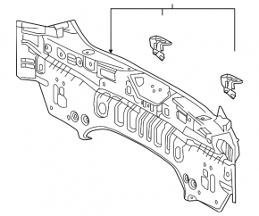 Задня панель Toyota Prius 50 16-18