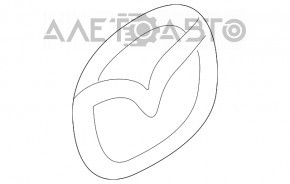 Емблема MAZDA двері багажника Mazda CX-9 16-23