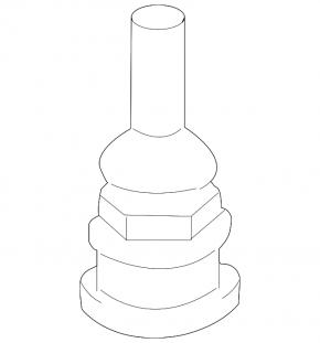 Шаровая опора передняя левая Mercedes X164 GL W164 ML