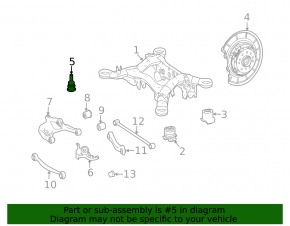 Шаровая опора передняя левая Mercedes X164 GL W164 ML