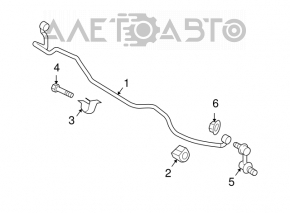 Стабилизатор передний Subaru Outback 10-12 3.6