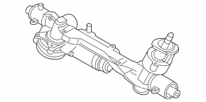 Рейка рульова Volkswagen Golf 15-21 ЕУР