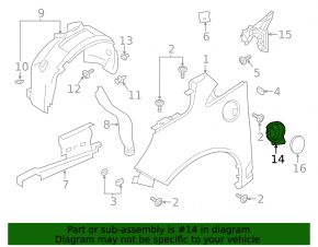 Корпус зарядного порта Ford C-max MK2 13-17 Energy