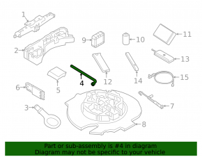 Ключ балонный гаечный Land Rover Range Rover Velar 18-23