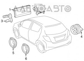 XM SATELLITE RECEIVER Lexus IS250 IS350
