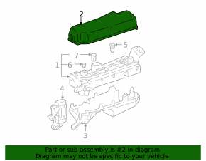 Крышка блока предохранителей подкапотная Toyota Corolla e12 02-04 D4D