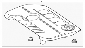 Накладка двигателя Mercedes A-class V177 19-22 M260