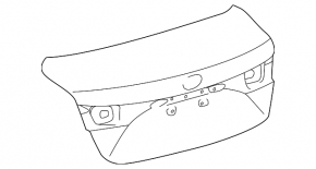 Крышка багажника Toyota Avalon 13-18