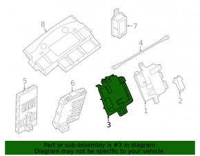 Кронштейн блока предохранителей BMW 4 F32/33/36 14-16