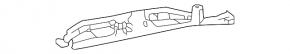 Накладка задней стойки за форточкой верхняя правая Toyota Sienna 21-26 темно-серая