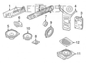 Усилитель аудио BMW X1 F48 16-22 Harman Kardon