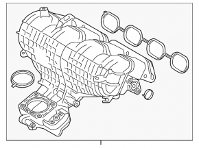 Коллектор впускной Lexus CT200h 11-17