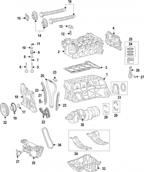 Масляный насос ДВС Mercedes W167 GLE 350 20-23 2.0T