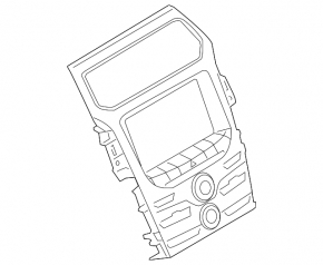 Управління мультимедією та кліматом Ford Explorer 16-17 auto