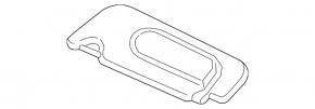 Козырек правый Mini Cooper F56 3d 14-24 серый