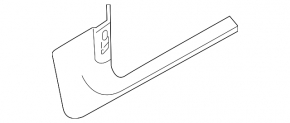 Накладка порога внутренняя передняя левая Audi A6 C8 19-25 черная
