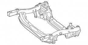 Подрамник передний Mercedes W213 E 17-23 AWD