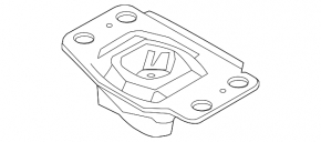 Подушка двигателя левая Ford Fusion mk5 13-20 1.5T, 1.6T, 2.0T, 2.5