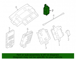 Remote Control Module BMW X1 F48 16-20