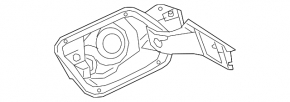 Корпус лючка бензобака VW Jetta 19-26