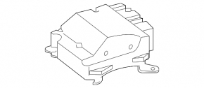 Модуль srs airbag компьютер подушек безопасности Mercedes C-class W205 19-21