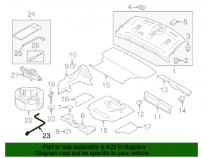 Ручка домкрата Subaru Forester 25-26