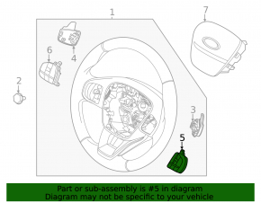 Кнопки управления на руле правые Ford Escape MK4 20-22