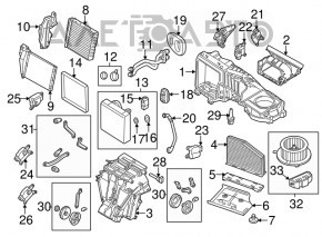 Нагреватель VW Jetta 11-18 USA