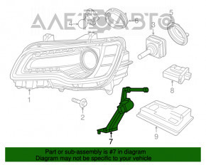 Датчик наклона кузова задний Chrysler 300 11-16