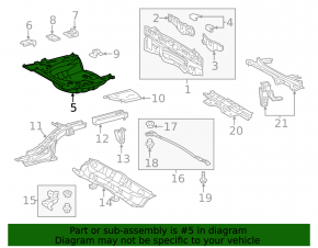 Корыто багажника Toyota Prius 30 10-15