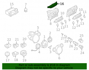 Блок кнопок центральной консоли Mini Cooper Countryman R60 10-15