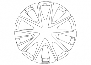 Диск колесный R19 x 7J ET45 Mazda CX-5 22-25 хром, бордюрка