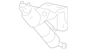 Форсунка омивача фари ліва Mercedes W164 ML