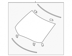Лобове скло Nissan Leaf 11-12