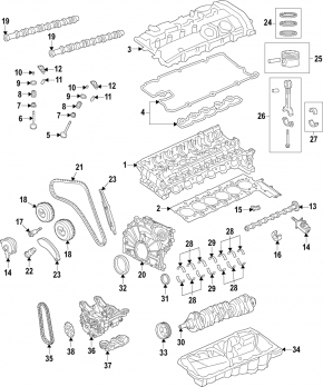 Эксцентриковый вал BMW 7 G11 G12 16-22 B58