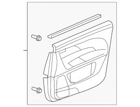 Обшивка двери карточка передняя левая Acura MDX 07-09