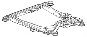 Подрамник передний Chevrolet Impala 14-20