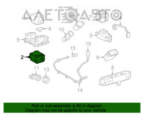 Джойстик управления режимами кпп Lexus RX350 16-19 FWD