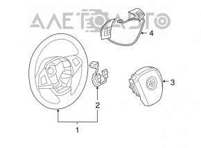 Кнопки управления на руле левые BMW X5 E70 07-13