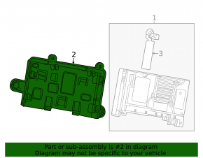 Кронштейн TELEMATICS COMMUNICATION CONTROL MODULE Шевроле Equinox EV 24-26