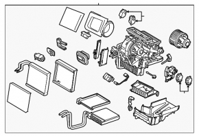 Корпус печки голый Lincoln MKC 15-16