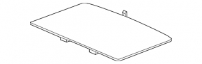 Підлога багажника Acura RDX 13-18 Rear, black